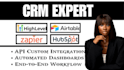 setup hubspot gohighlevel airtable automation dashboard API and custom workflows