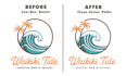 manual vector tracing, revamp logo, and edit redesign in adobe illustrator