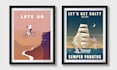 modern minimal custom retro vintage sports poster wall art vector illustrations