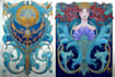 create illustrations in art nouveau style