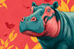 make cute animals illustration and cartoon character