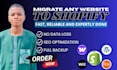 do shopify migration wordpress to shopify woocommerce to shopify wix to shopify