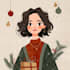 make a christmas cartoon caricature