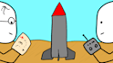 create a 2d stick figure stop motion animation