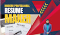 create a professional resume and modern CV design