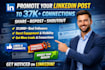 share, repost, and promote your linkedin content to my 37k connections, shoutout