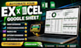 design budget spreadsheet, custom excel googlesheet template with vba and macro
