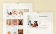 design a modern framer website with animations and cms