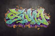 design logo and merch with graffiti style