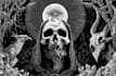 create dark art, metal, gothic illustration