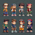 create professional pixel art characters and animations