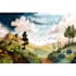 draw a watercolor landscape illustration