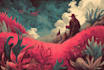make best illustration in vintage and retro styles