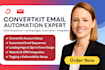 setup convertkit email sequences, convertkit email automation and landing page