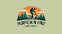 create amazing mountain bike logo with unlimited revisions