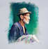 make old man watercolor portraits for you