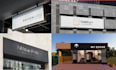 design professional shop signage, storefront, facade design