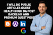do public articles guest health high da post backlink and premium guest post