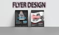 do creative flyer design one pager print ready