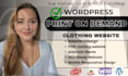 wordpress print on demand website print ondemand clothing website redesign