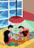flat character in 2d for children book