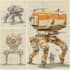 draw or design mechs robots concepts
