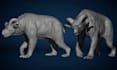 custom 3d miniature model character creature monster animal stl for 3d printing