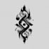 custom an abstract black tattoo design
