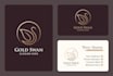 create a beautiful swan logo that represents purity and grace