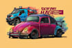 create cartoon car illustration with comic style