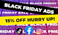 create black friday halloween christmas instagram and facebook ads campaign