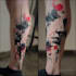 design a profesional trash polka tattoo