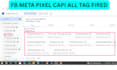 setup facebook pixel conversion API or fix meta pixel with server side tracking