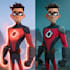 create superhero cartoon character for you