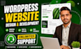 do wordpress website development, website design ,redesign