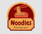 do modern manatee noodles mascot logo