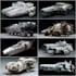 model hard surface scifi vehicles, spaceships