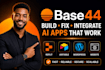 build base44 ai app, fix base44 bugs, replit and wordpress integration