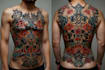 making a traditional japanese irezumi tattoo
