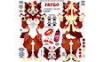 draw furry charcarter reference sheet anthro nsfw sfw ref sheet oc ref sheet