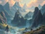 do fantasy landscapes and scenery art