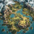 design fantasy map illustration isometric map