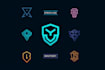 design awesome startup, security and technology logo