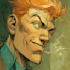 draw comic character or comic book illustration