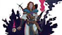 draw a full dnd adventure scene with your characters