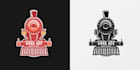 design excellent truck, transportation logo