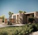 luxury beach villa design,elevation plan render, backyard rendering,pool design