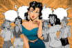 draw characters, ocs, cartoon pinup style
