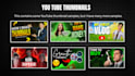 design custom youtube thumbnail for gaming vlogs tech