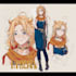 draw you an anime art style characters